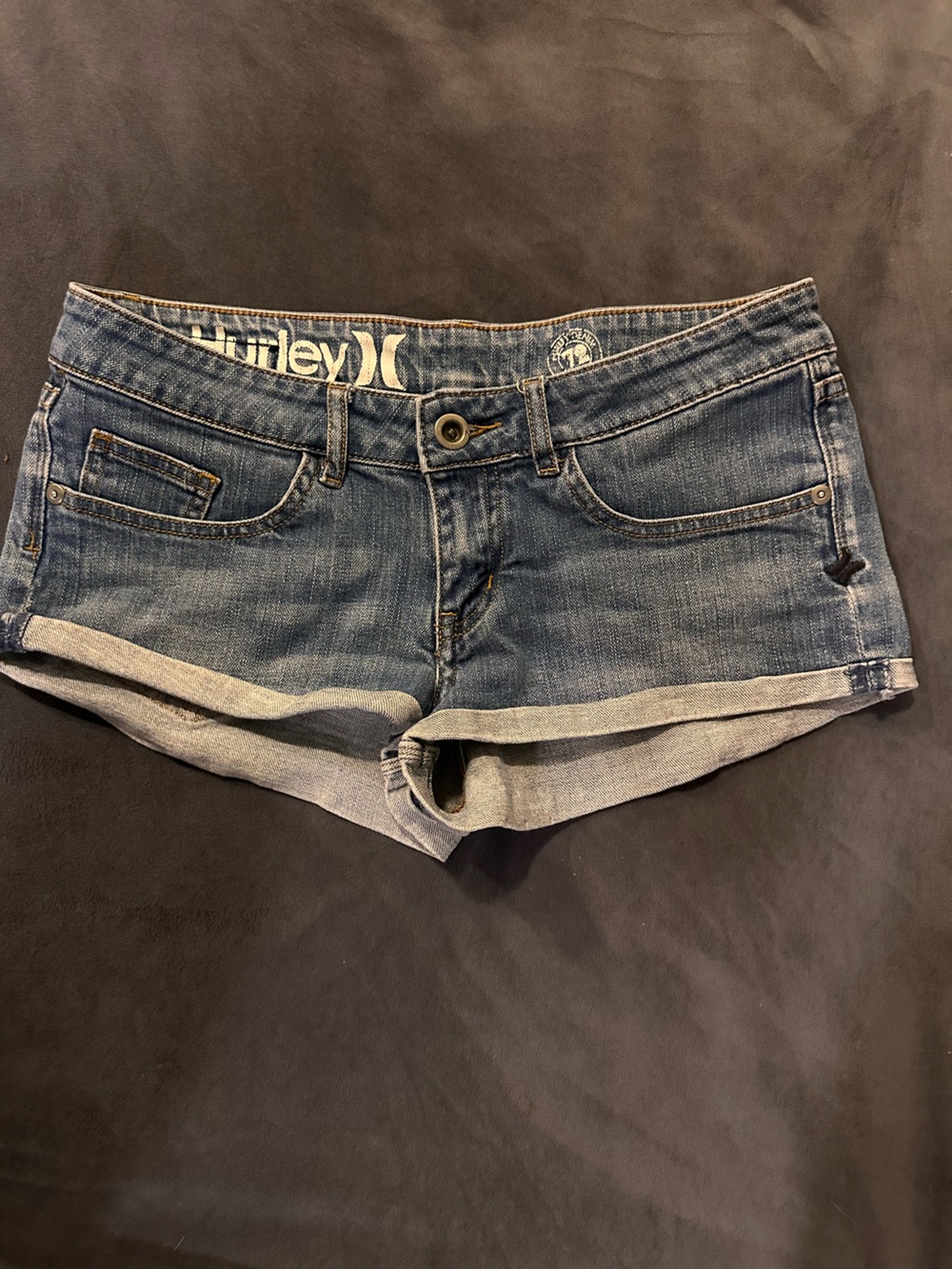 Hurley Denim Micro Shorts